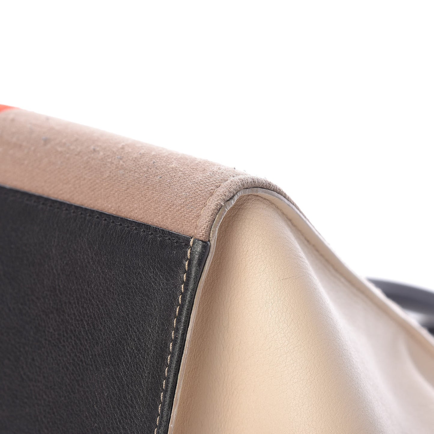 Calfskin Wool Medium Trapeze Multicolor
