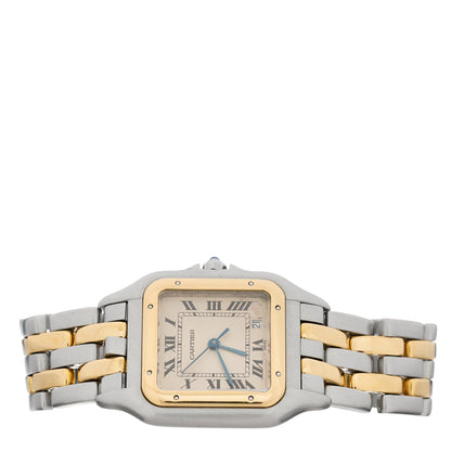 Cartier Stainless Steel 18K Yellow Gold 22mm Panthere Quartz Watch 2 of 4