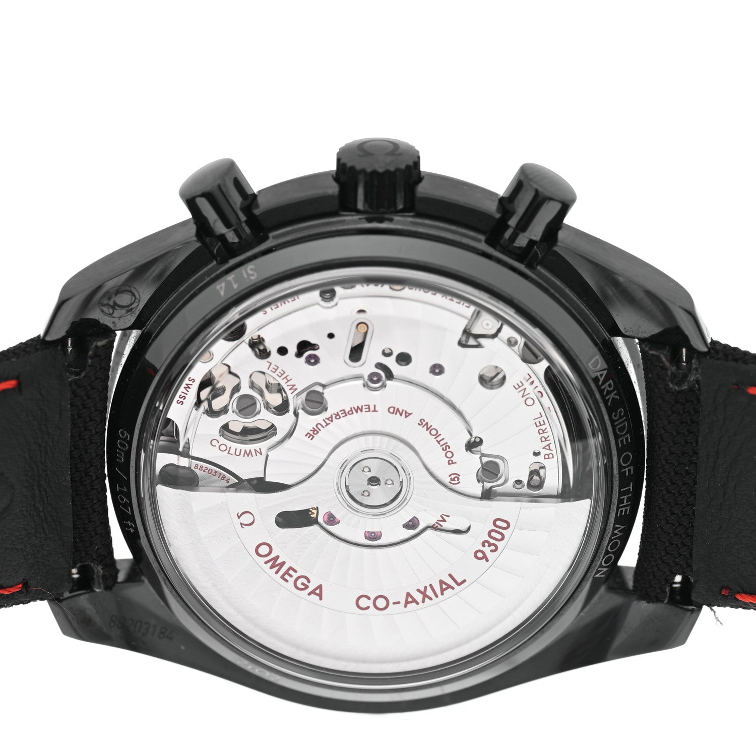 Omega Ceramic Fabric 44.25mm Speedmaster Dark Side Of The Moon Chronograph Automatic Watch Black 311.92.44.51.01.005 4 of 5
