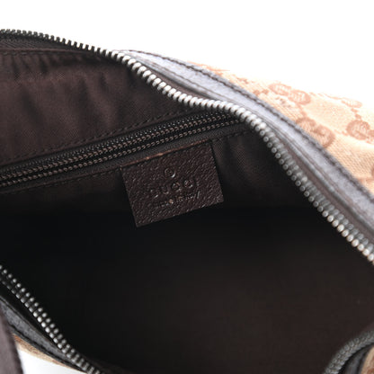 Gucci Monogram Medium Half Moon Hobo Dark Brown 8 of 15