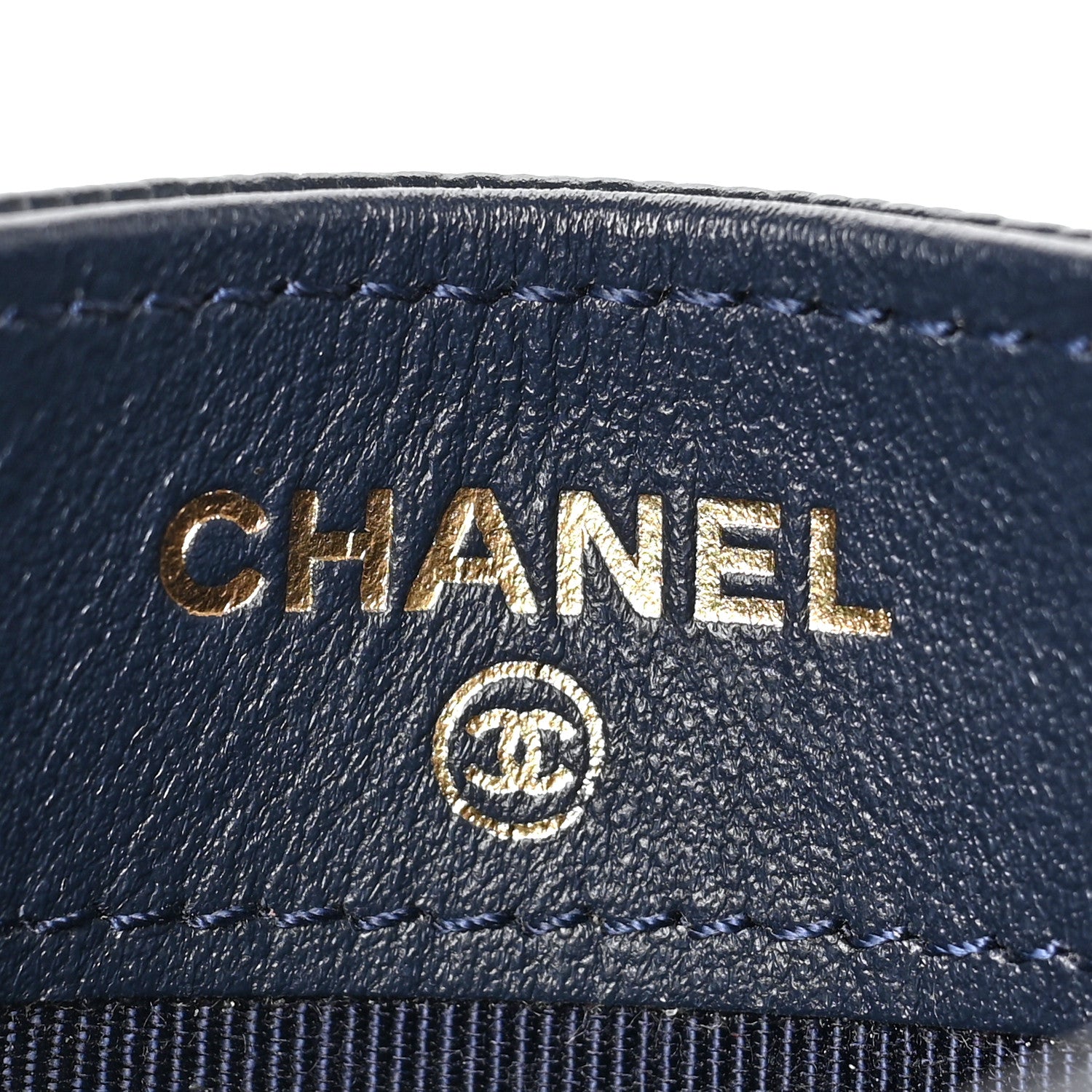 Chanel Caviar Quilted Card Holder Navy 6 of 8