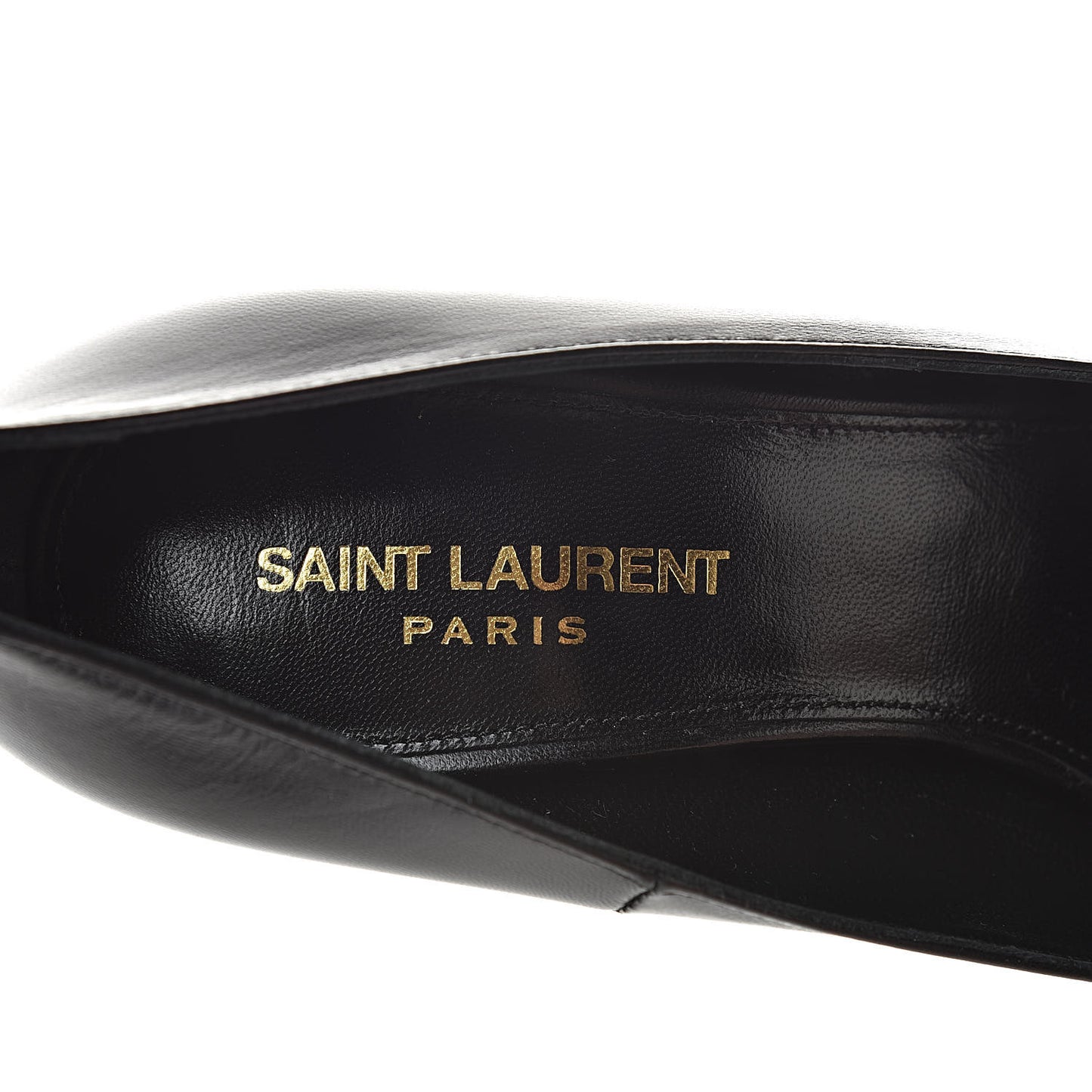 Calfskin Opyum 110 Pumps 37.5 Black Gold