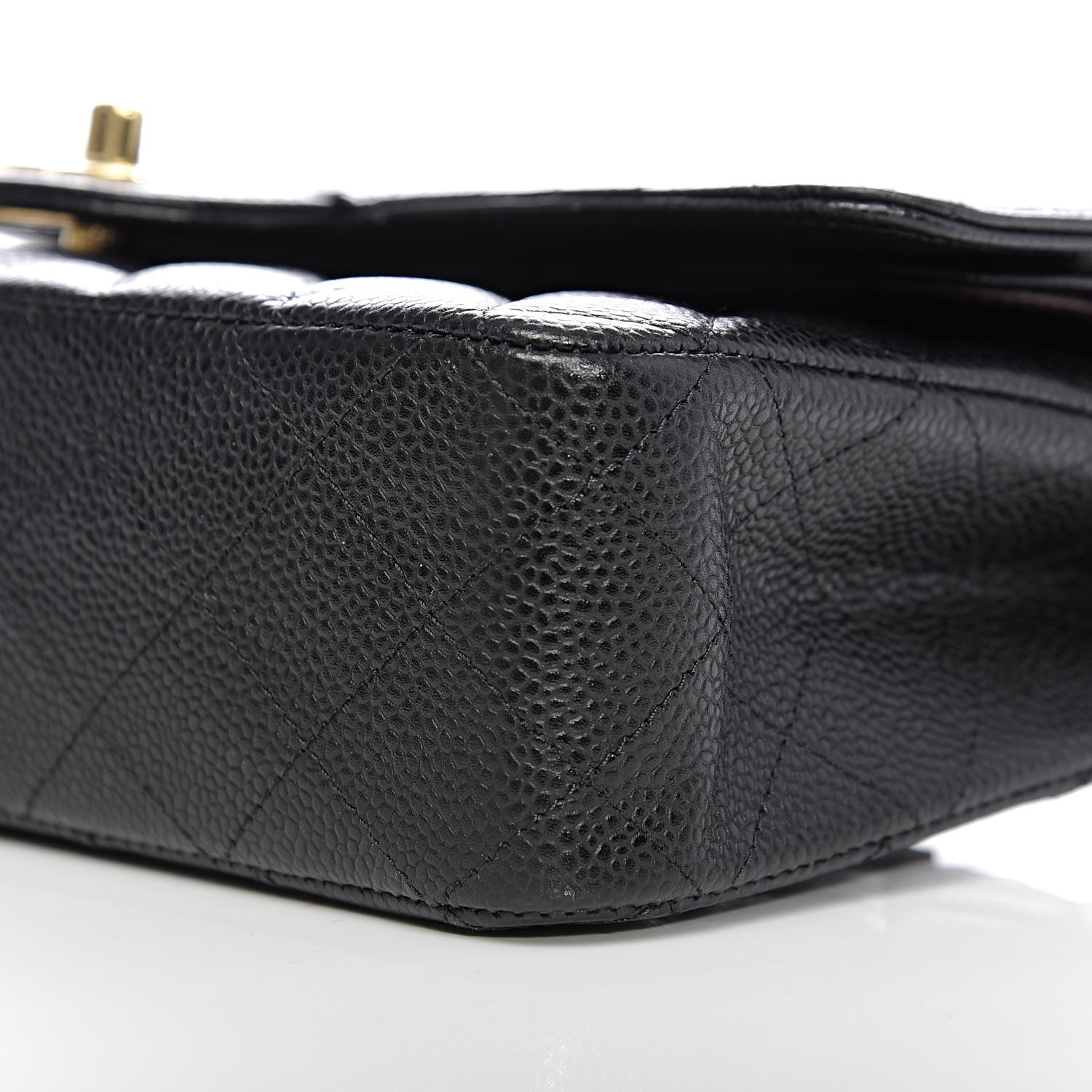 Chanel Caviar Quilted Medium Double Flap Black 10 of 11