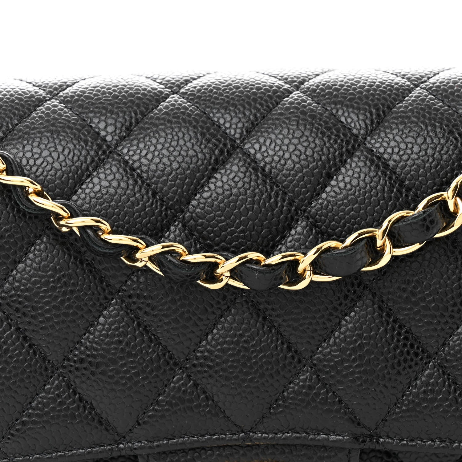 Chanel Caviar Quilted Medium Double Flap Black 8 of 10