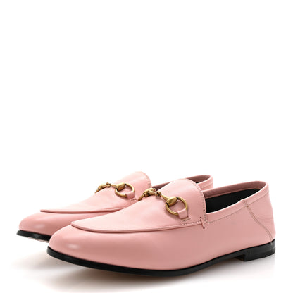 Gucci Lambskin Womens Brixton Horsebit Loafers 35.5 Perfect Pink 4 of 10
