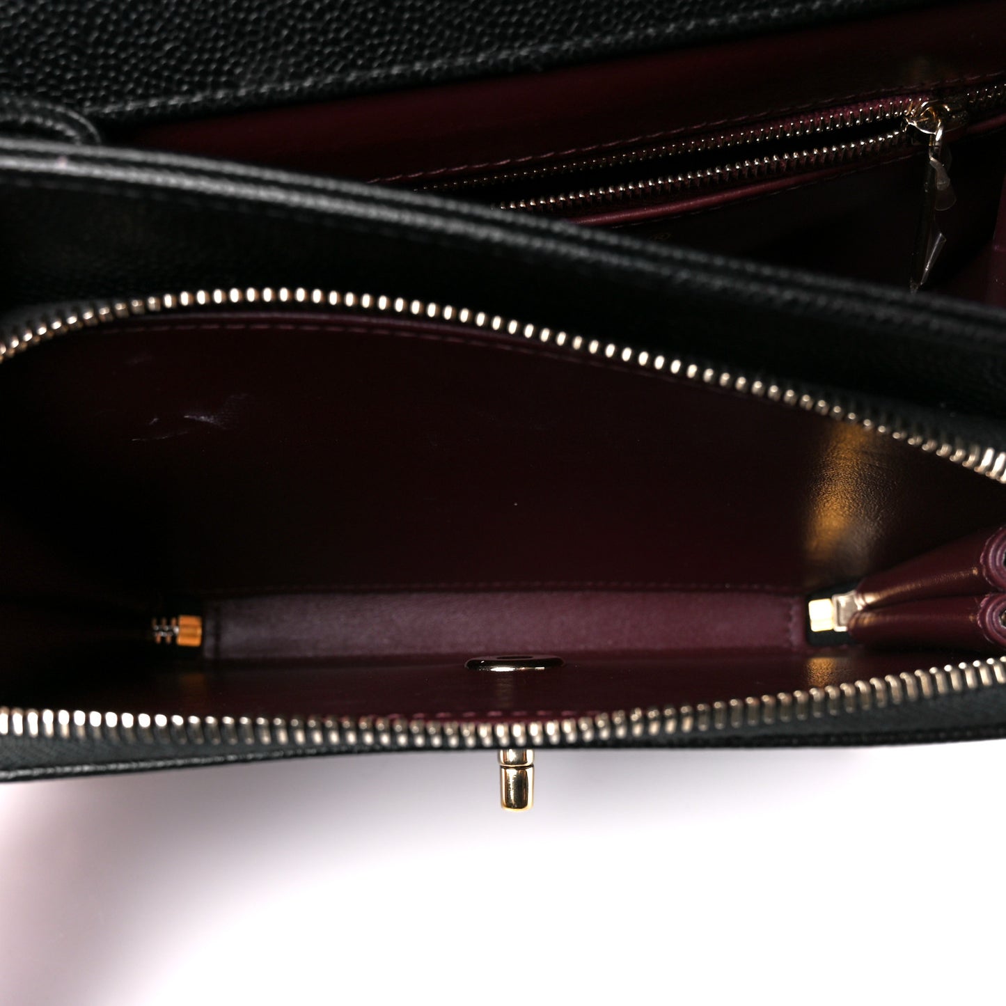 Caviar Quilted Medium Business Affinity Flap Black