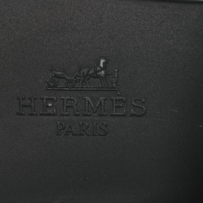Hermes Rubber Womens Egerie Sandals 36 Black 9 of 12