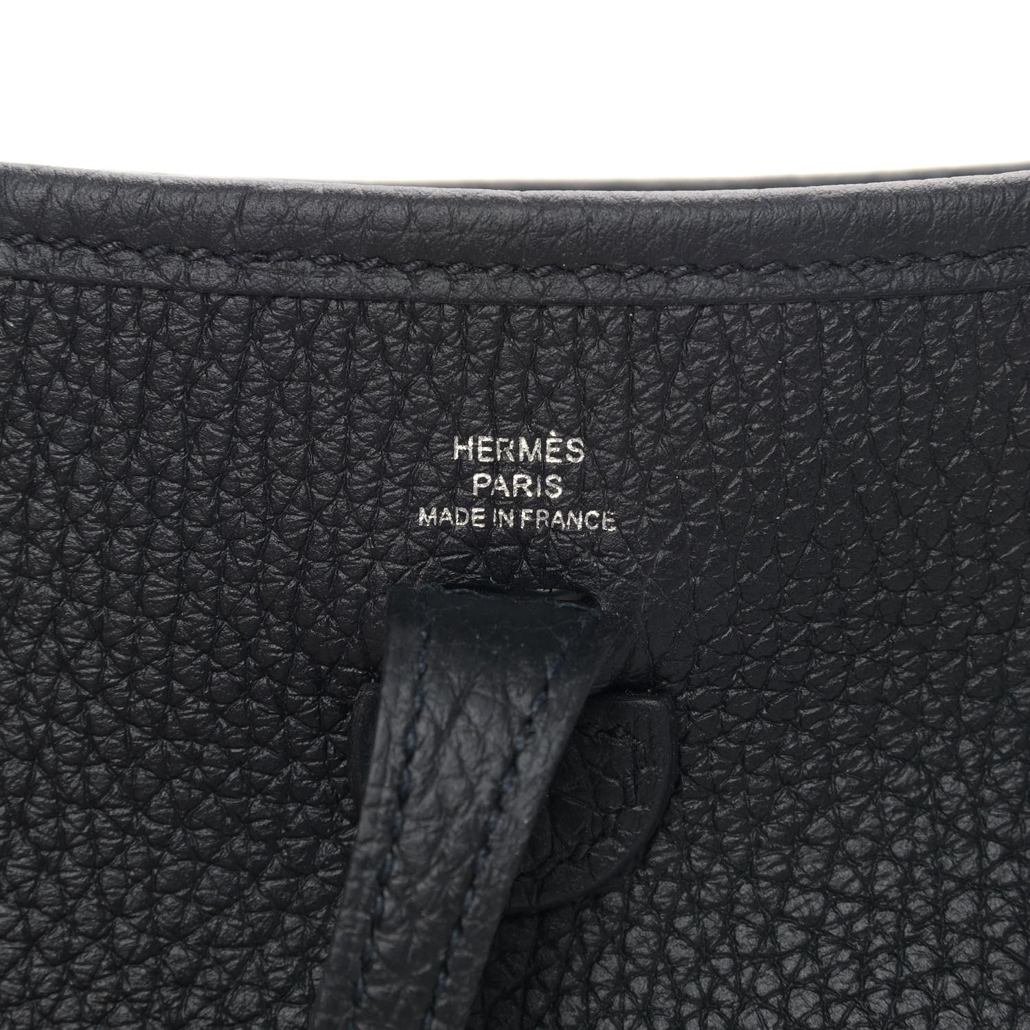 Hermes Taurillon Clemence Evelyne TPM Black 6 of 8