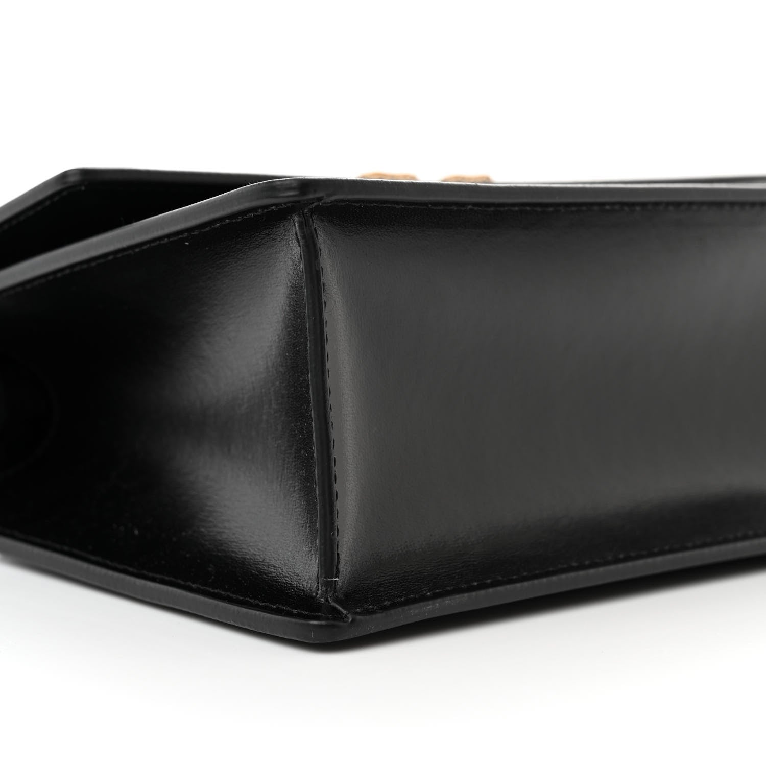 Off-White Calfskin Jitney 1.4 Top Handle Bag Black 8 of 9