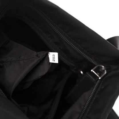Prada Tessuto Nylon Soft Calf Small Crossbody Bag Black Azzurro 7 of 14