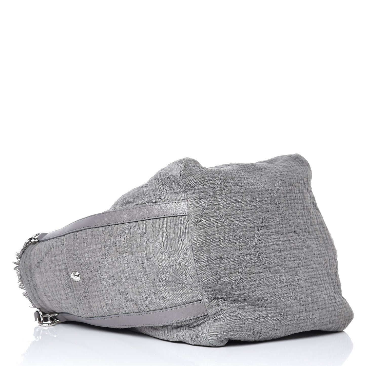 Canvas Small Double Face Shopping Tote Grey