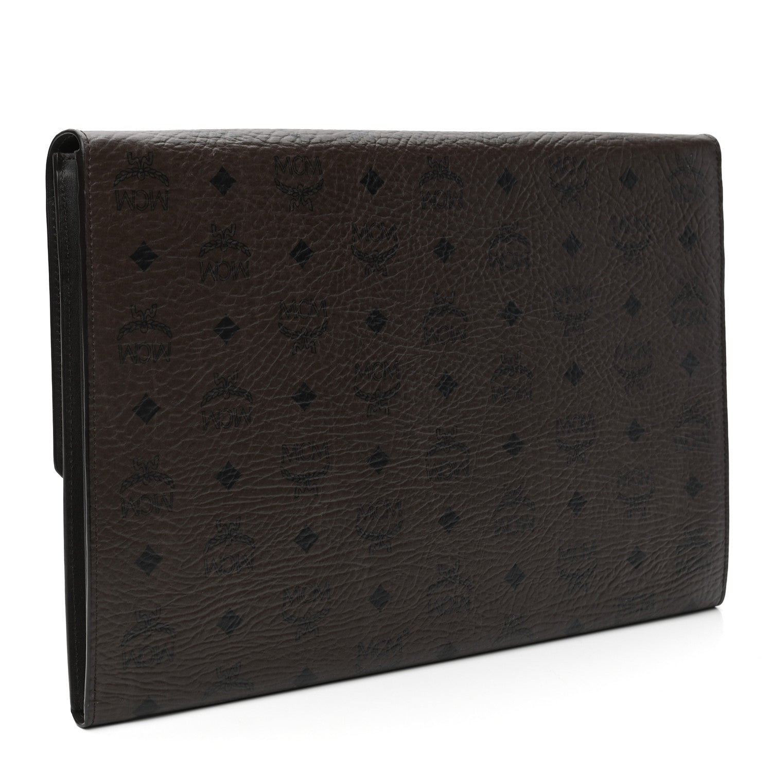 MCM Visetos Envelope Clutch Brown 3 of 7
