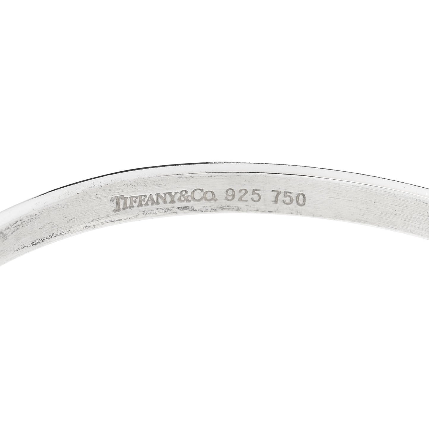 Sterling Silver 18K Yellow Gold Double Loop Bangle Bracelet