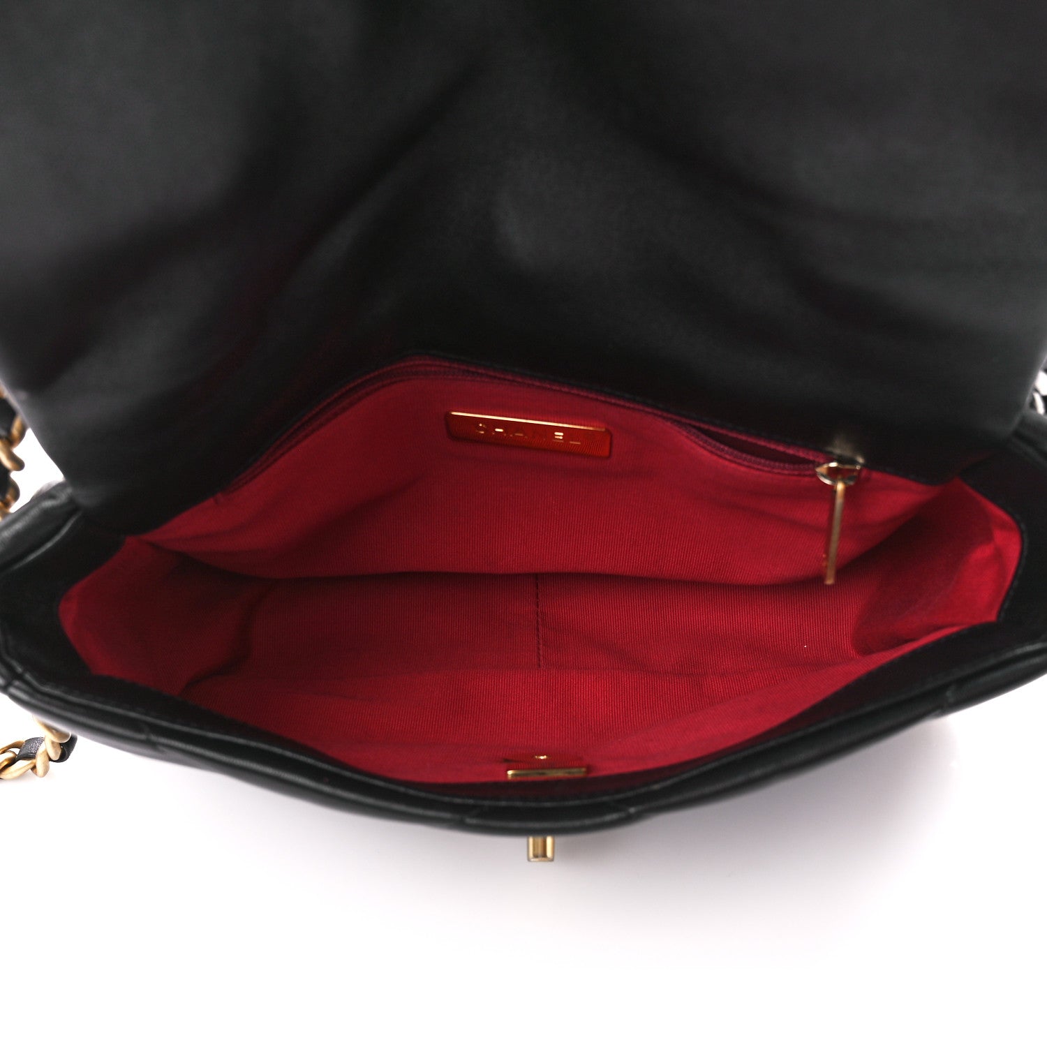 Chanel Lambskin Quilted Medium Chanel 19 Flap Black 5 of 10