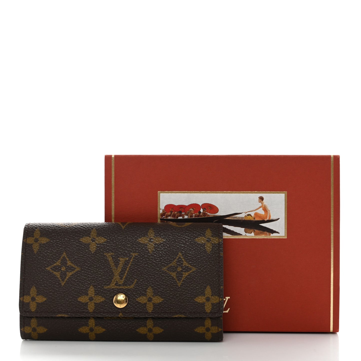 Monogram Porte-Monnaie Billets Tresor Wallet