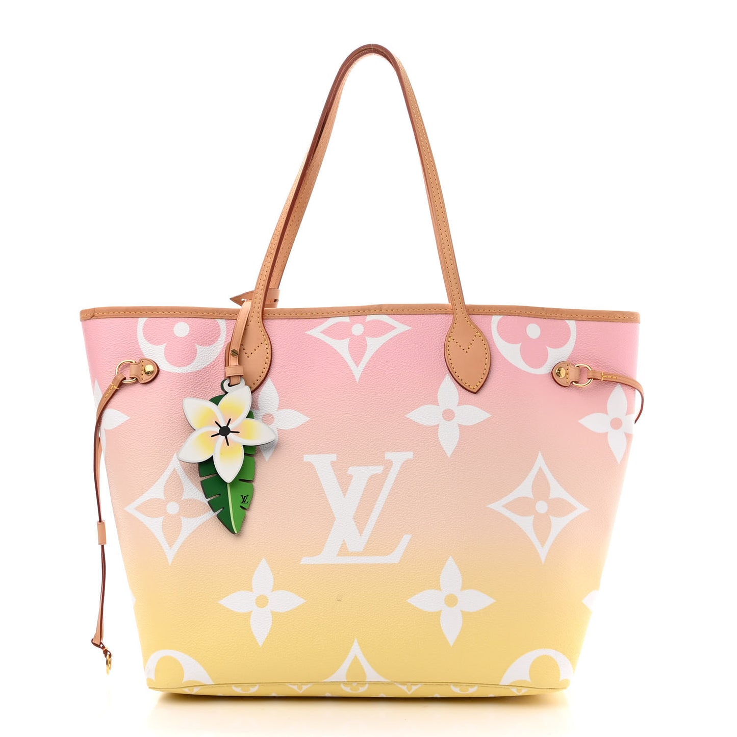 Monogram Giant By The Pool Neverfull MM Light Pink