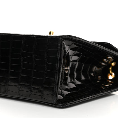 Chanel Alligator Small Single Flap Black 12 of 12