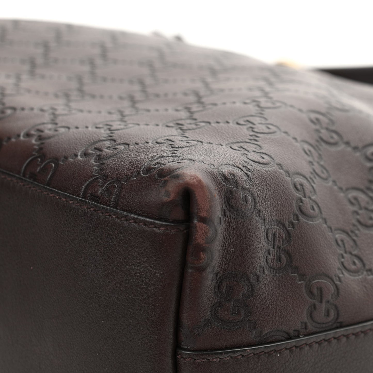 Guccissima Small Miss GG Hobo Brown