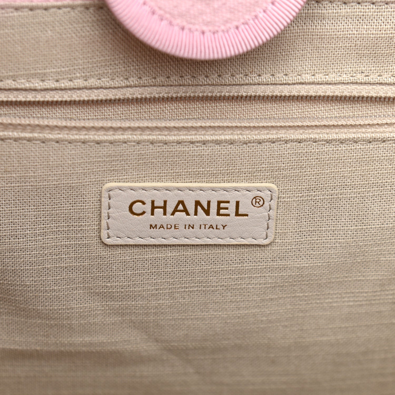 Chanel Mixed Fibers Small Deauville Tote Pink 7 of 11