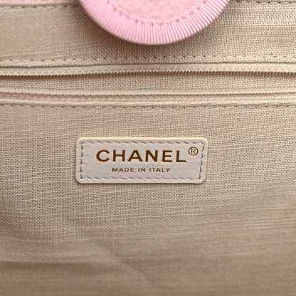 Chanel Mixed Fibers Small Deauville Tote Pink 7 of 11