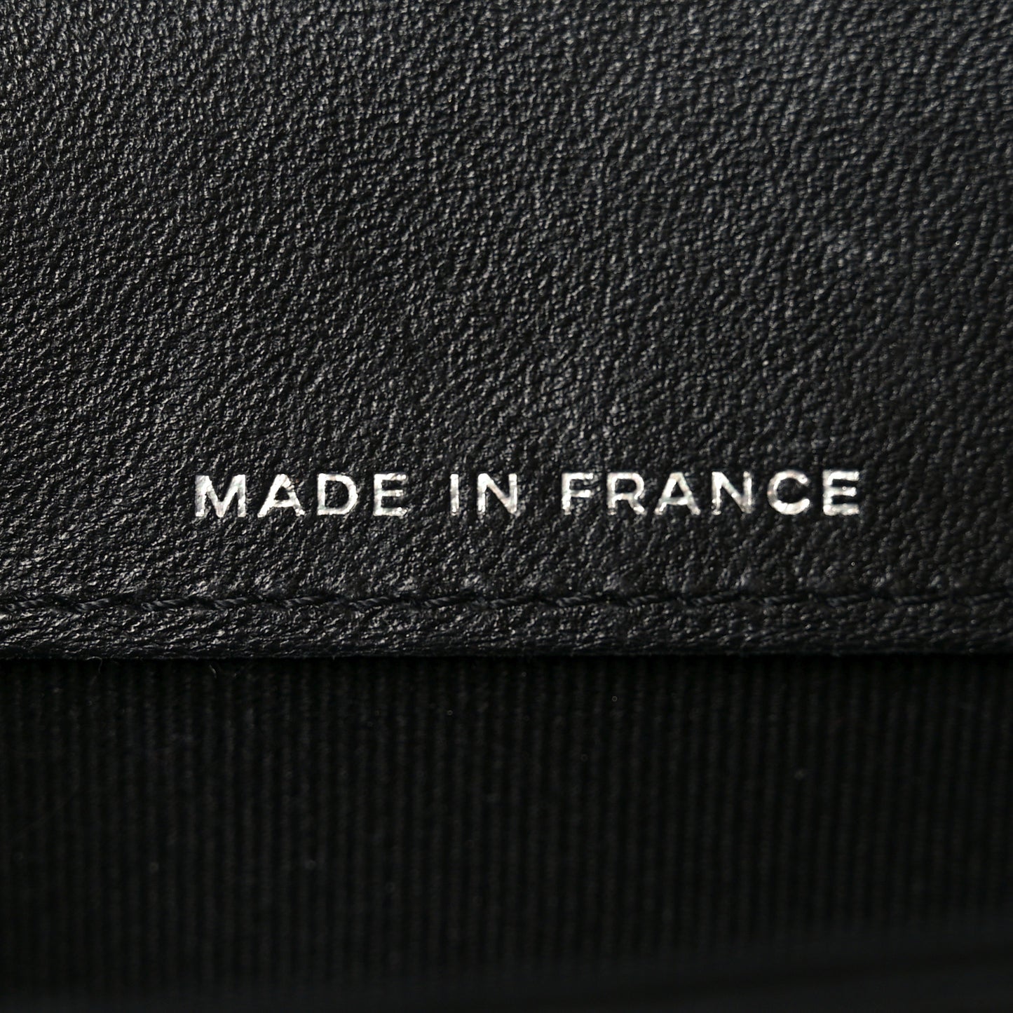 Lambskin Quilted Flap Card Holder Wallet So Black
