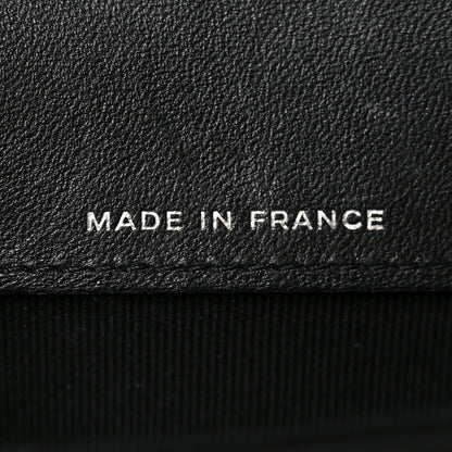 Chanel Lambskin Quilted Flap Card Holder Wallet So Black 7 of 9