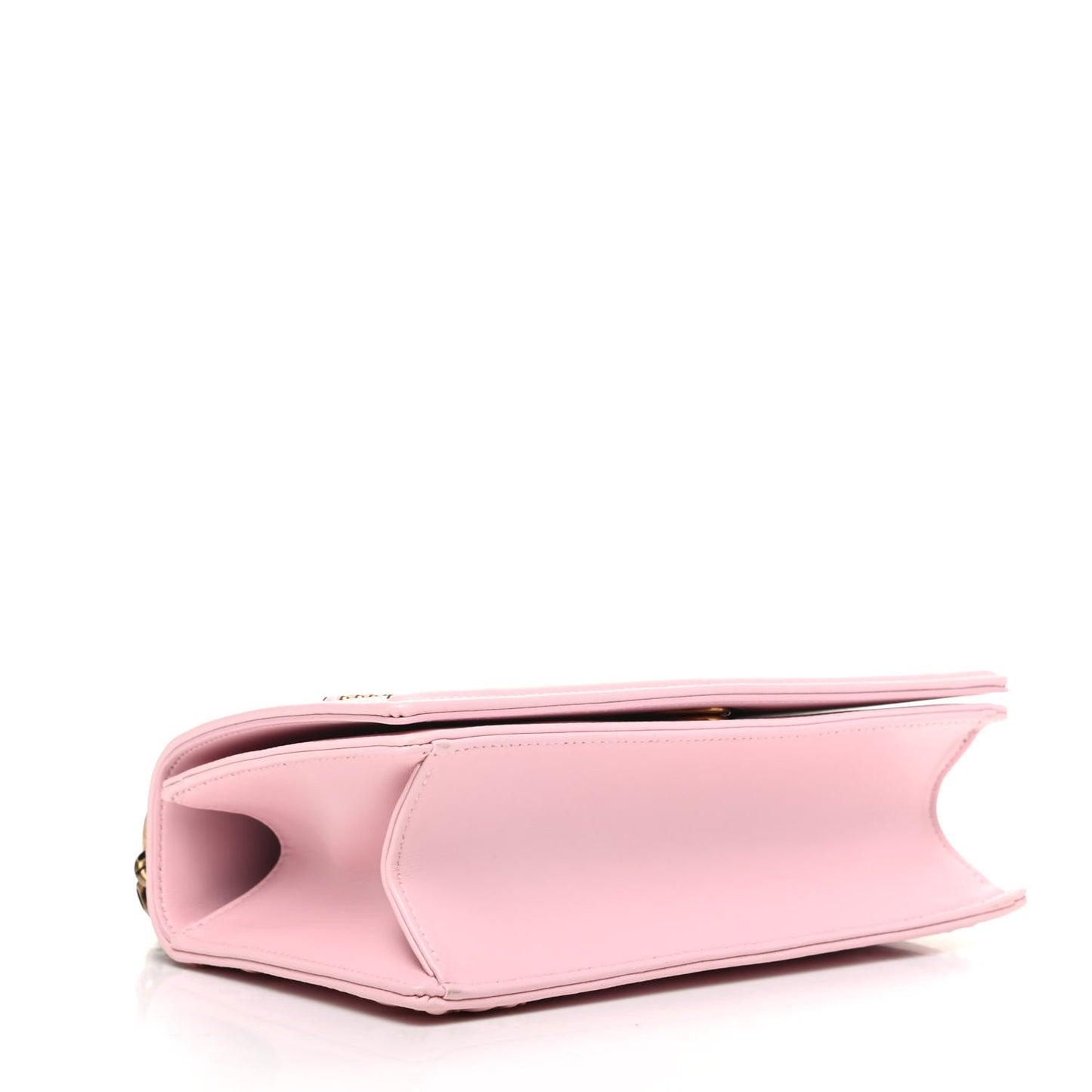 Lambskin Studded Small Diorama Flap Bag Baby Pink