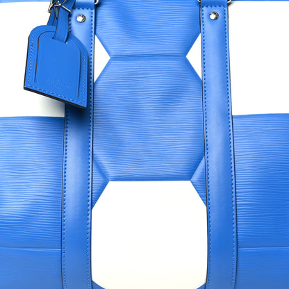 Louis Vuitton Epi World Cup Keepall 50 Blue 6 of 8
