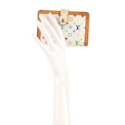 Louis Vuitton Monogram Multicolor French Purse Wallet White 7 of 14