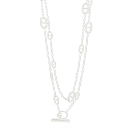 Hermes Sterling Silver Farandole Necklace 120 1 of 3