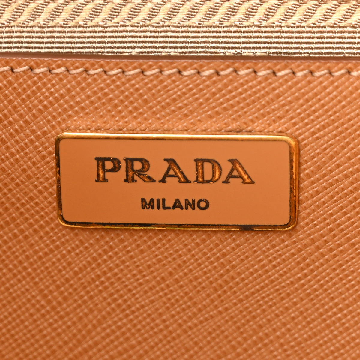 Saffiano Lux Bauletto Caramel