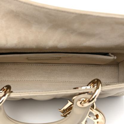 Christian Dior Lambskin Cannage Medium Lady D-Joy Sand 5 of 8