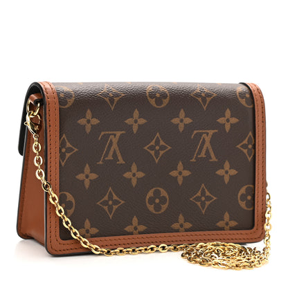 Louis Vuitton Reverse Monogram Dauphine Chain Wallet 3 of 10