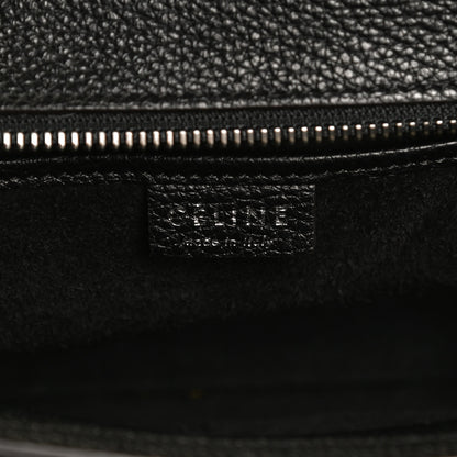 Celine Drummed Calfskin Nano Luggage Black 6 of 12