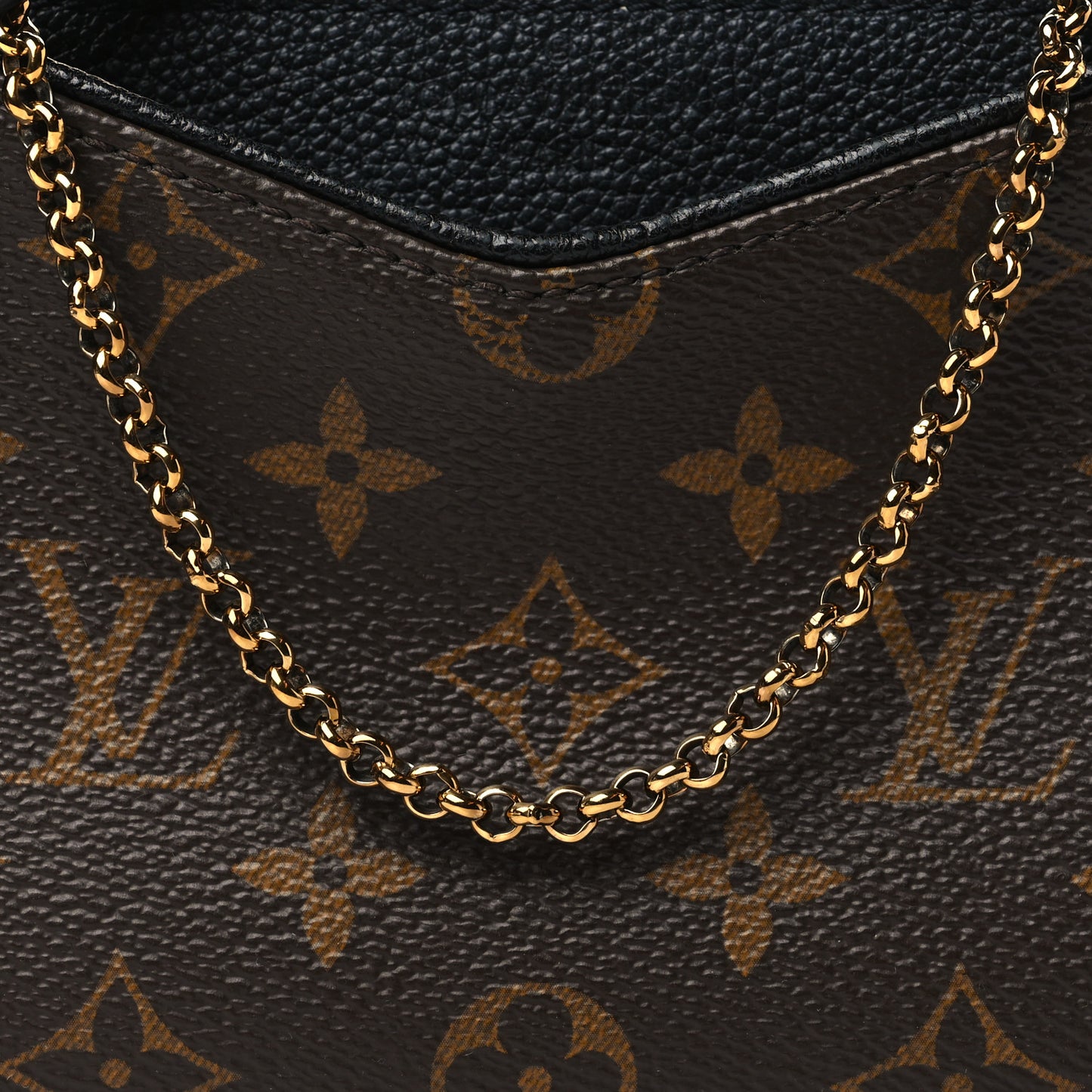 Monogram Pallas Clutch Black