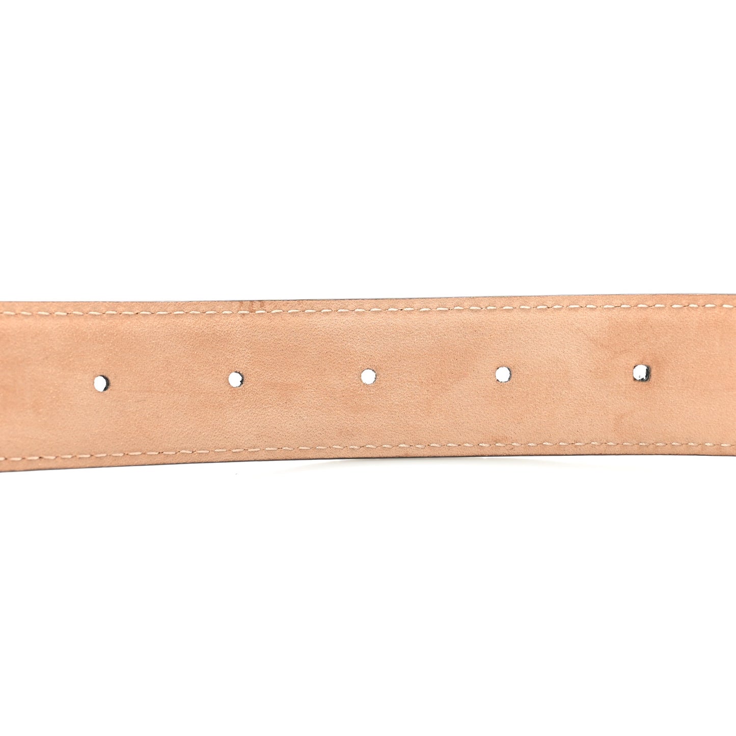 Calfskin Crocodile Embossed Belt 75 30 Black