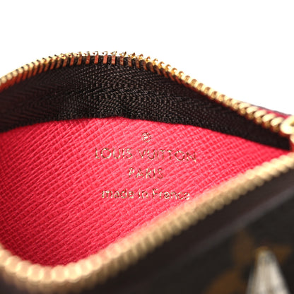 Louis Vuitton Monogram 2023 Christmas Animation Sailing Vivienne Key Pouch Dragonfruit Pink 6 of 7