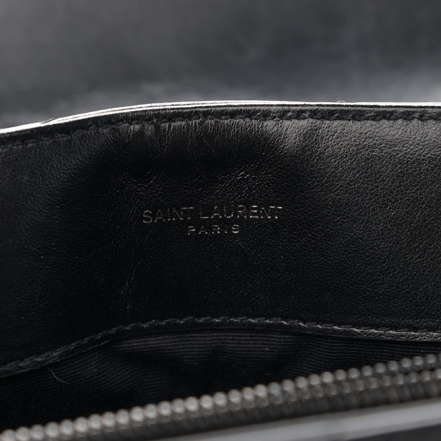 Calfskin Y Quilted Monogram Medium Loulou Chain Satchel Black