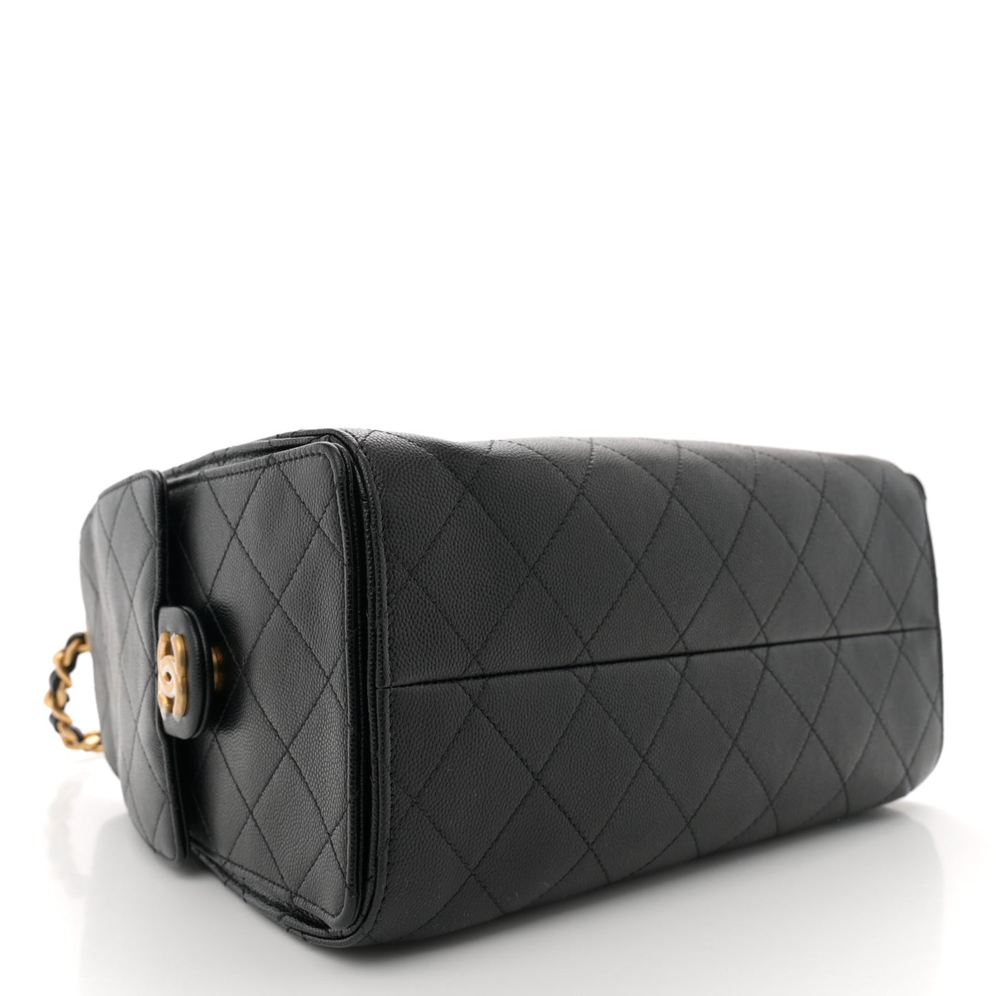 Caviar Quilted Small Chanel 25 Handbag Black
