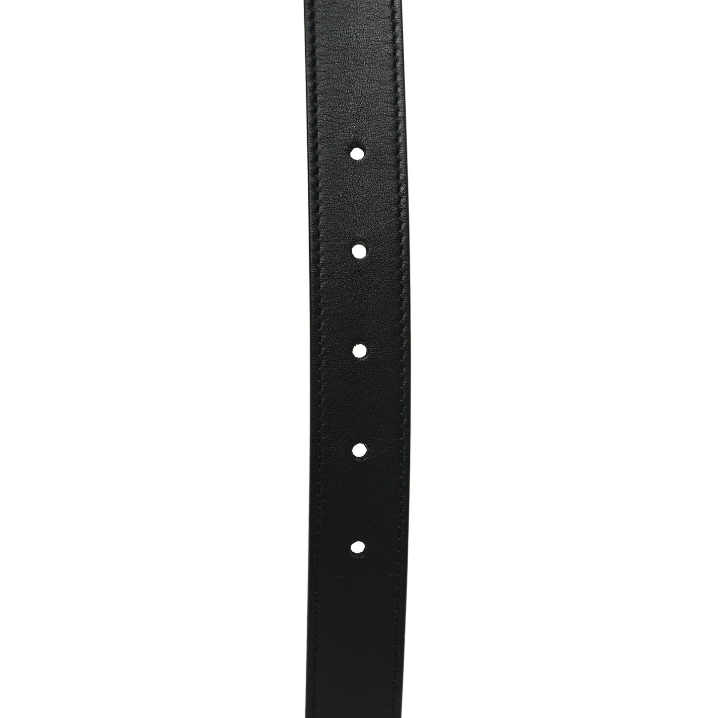 Moon Calfskin Torchon Double G 25mm Belt 85 34 Black