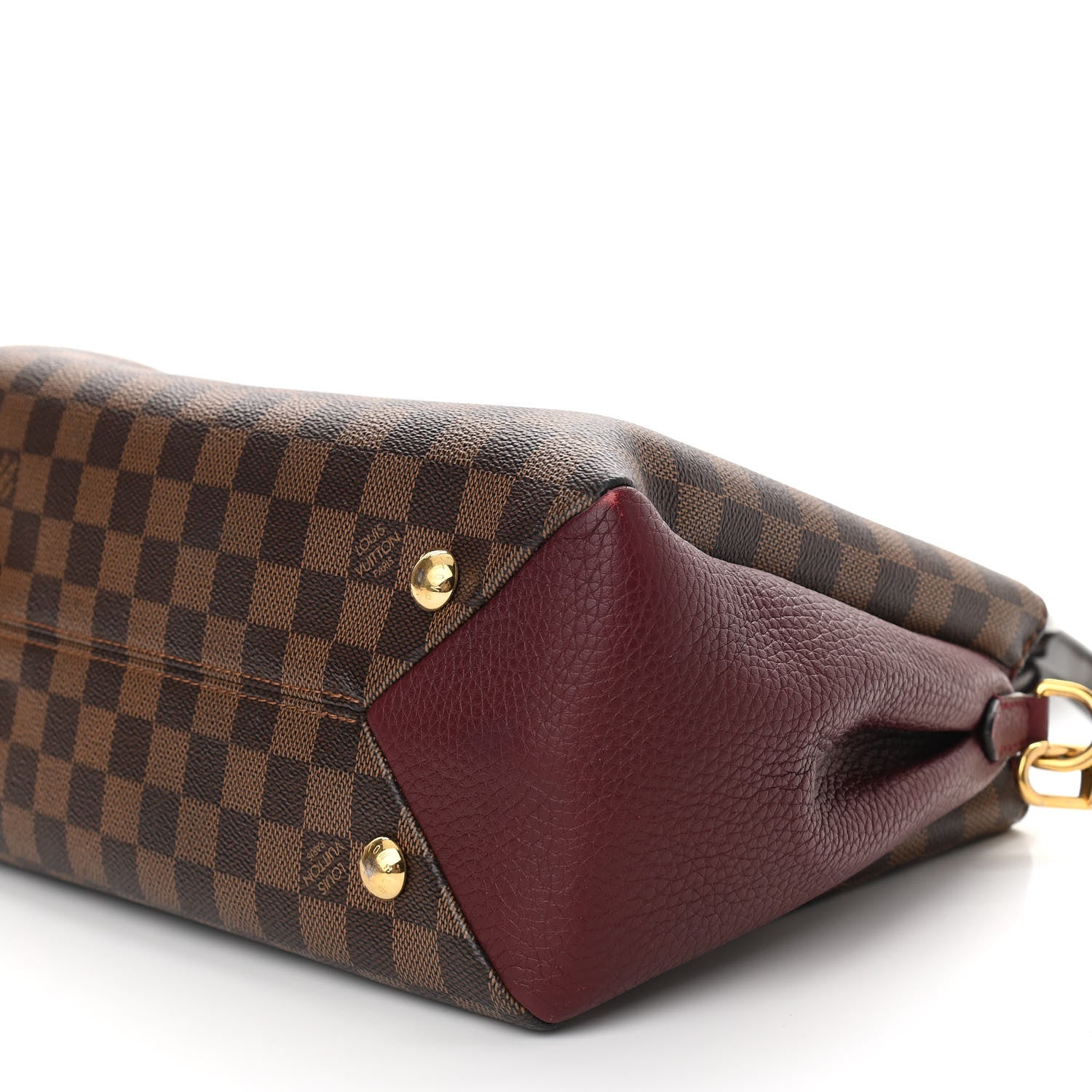 Louis Vuitton Damier Ebene Cuir Taurillon Brittany Bordeaux 9 of 12