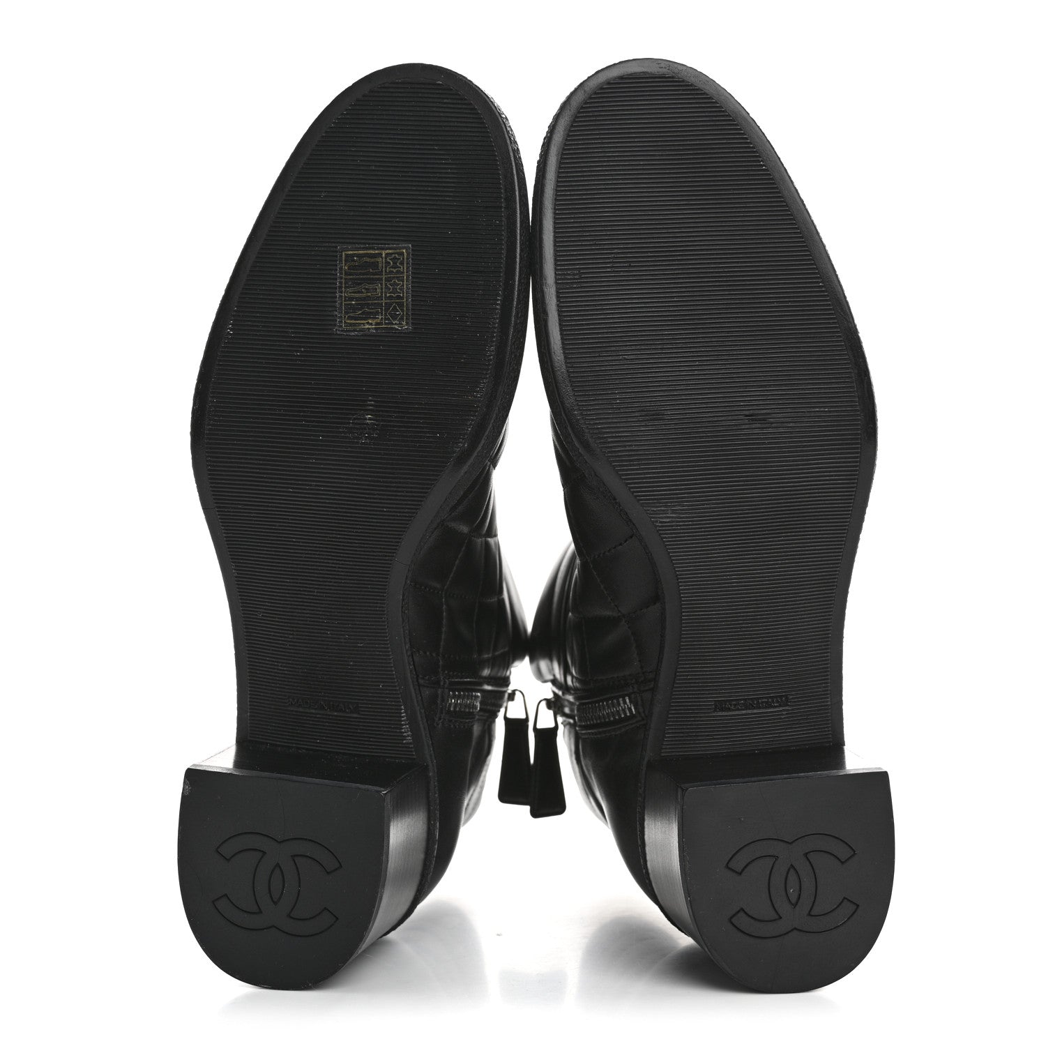 Chanel Lambskin Velvet Quilted Cap Toe Short Boots 40 Black 6 of 12