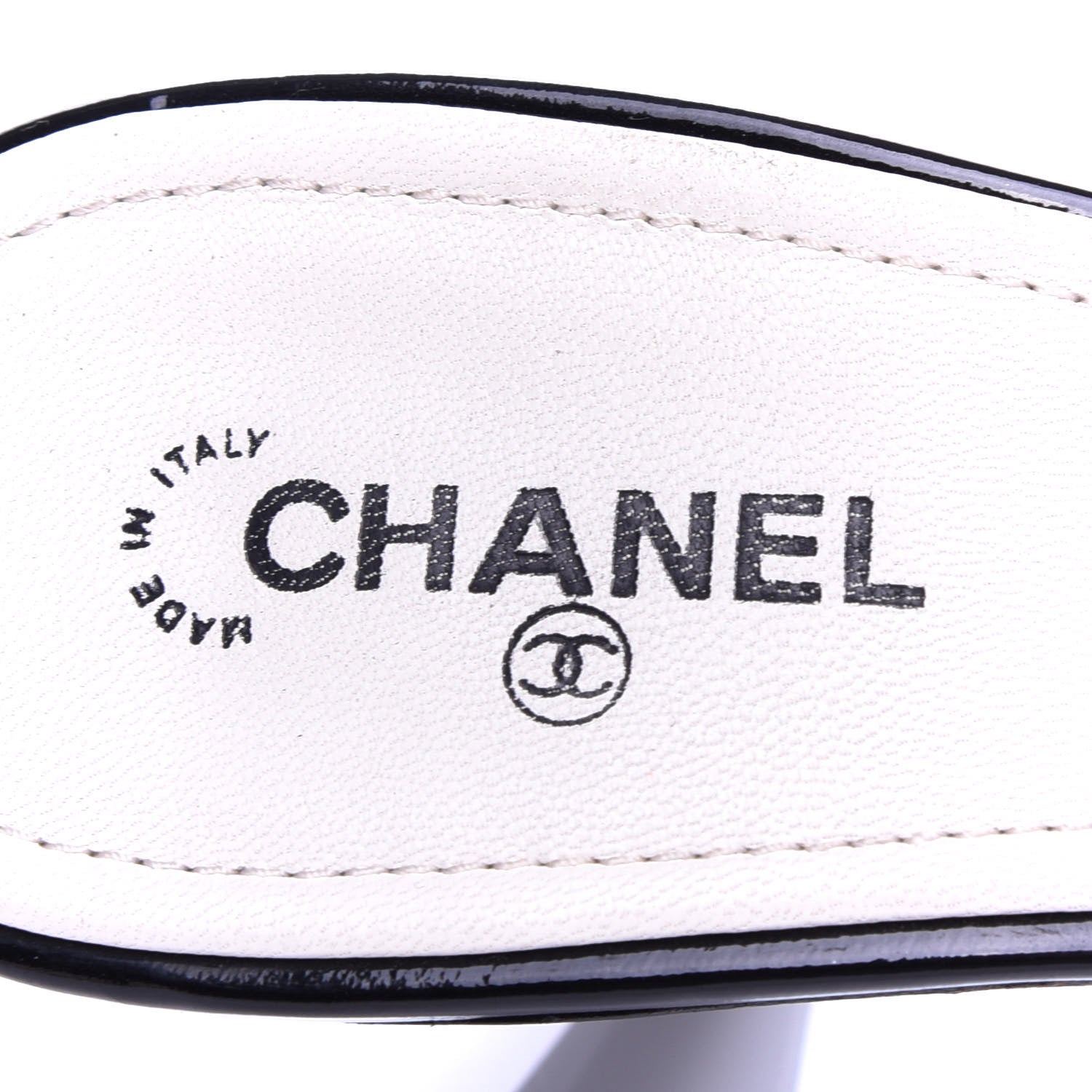 Chanel Patent Lambskin Quilted Camellia Mules 39 White 8 of 12