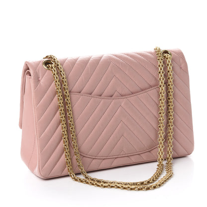 Chanel Aged Calfskin Chevron Quilted 2.55 Reissue 226 Flap Light Pink 3 of 10