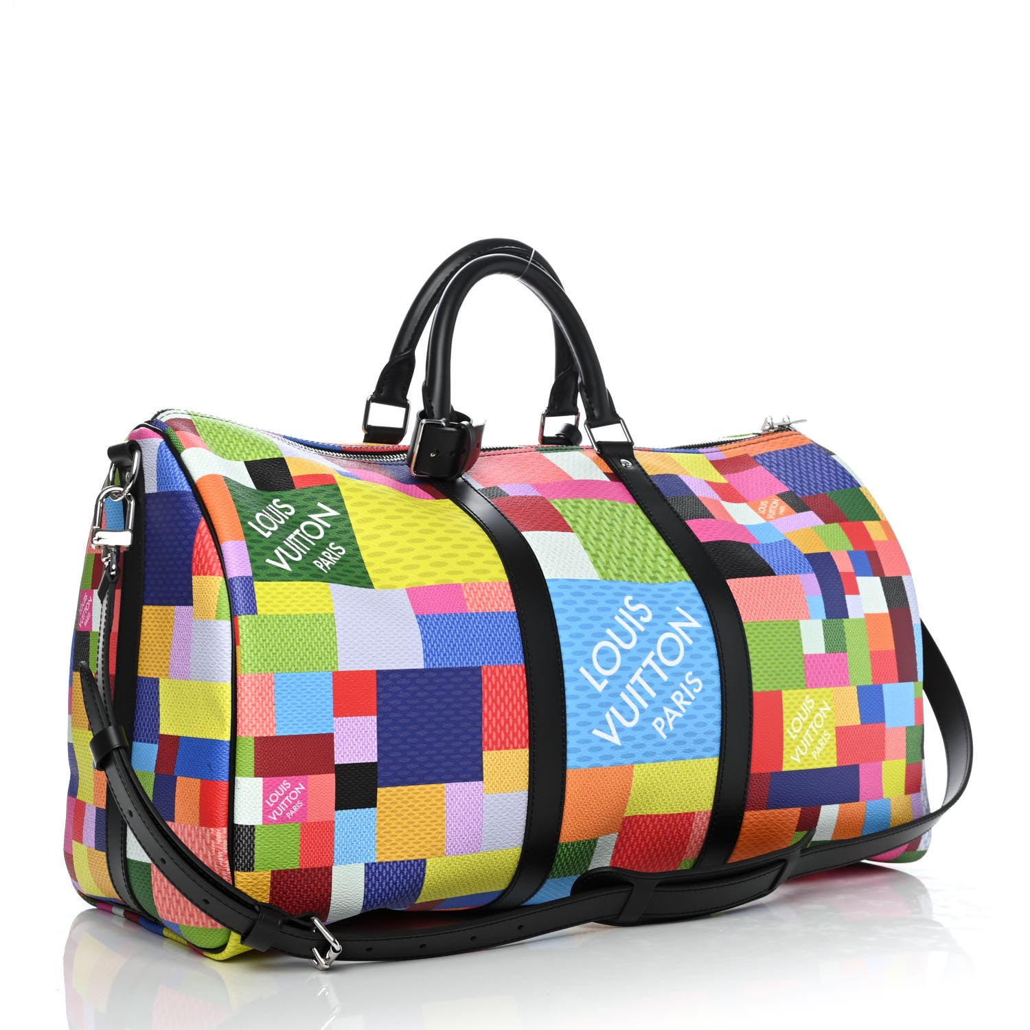 Louis Vuitton Damier Graphite 3D Keepall Bandouliere 50 Multicolor 2 of 4
