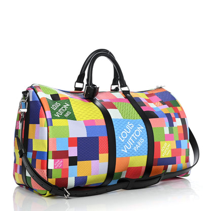 Louis Vuitton Damier Graphite 3D Keepall Bandouliere 50 Multicolor 2 of 4