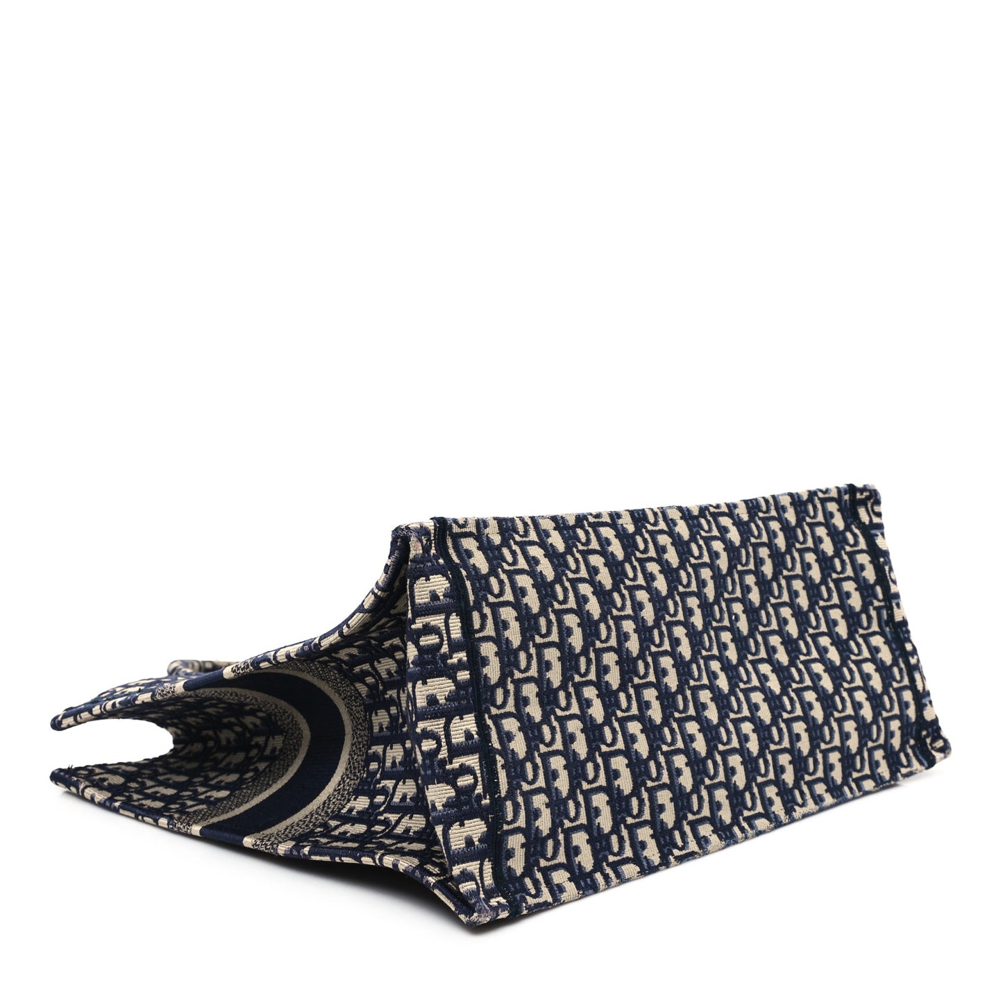 Oblique Large Book Tote Blue Multicolor