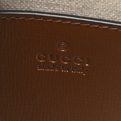 Gucci Azalea Calfskin Web Mini Horsebit 1955 Shoulder Bag Brown Sugar 6 of 10