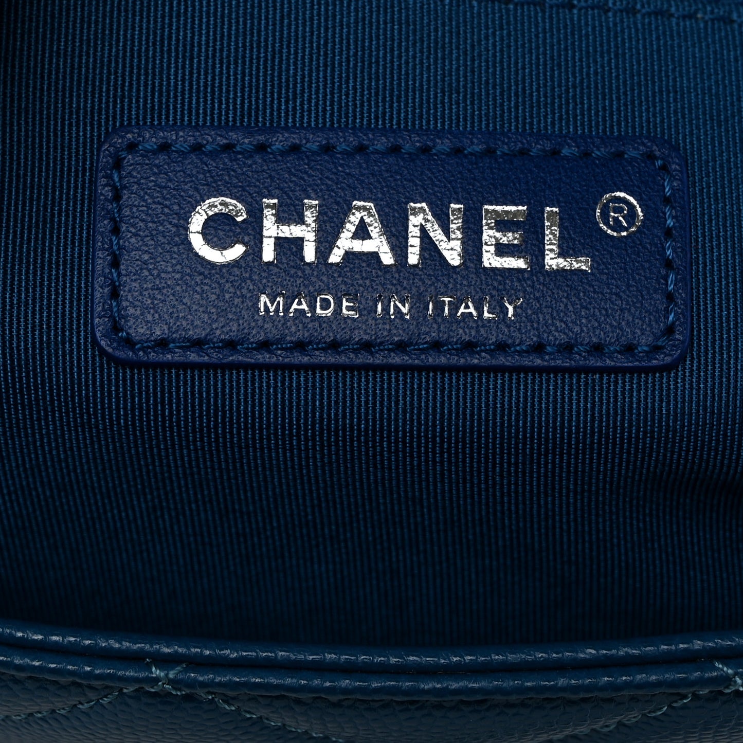 Caviar Quilted My Everything Flap Blue