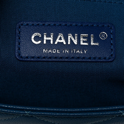 Chanel Caviar Quilted My Everything Flap Blue 6 of 10